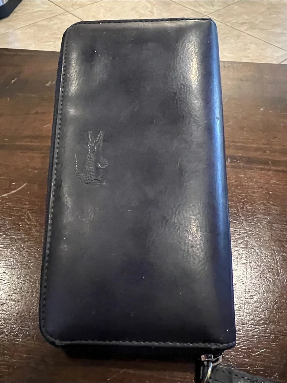 Lacoste blue Zip-around wallet